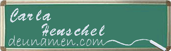 Carla Henschel Visitenkarte